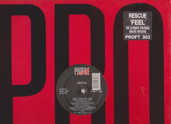 Rescue (3) : Feel (12")