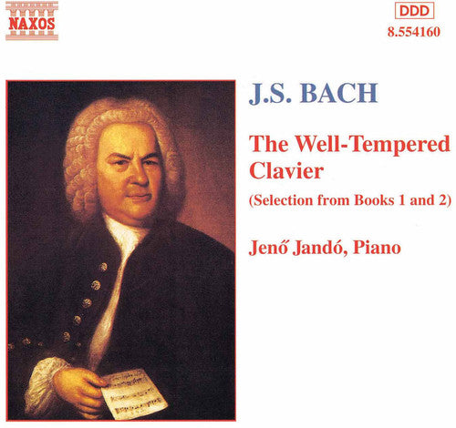 the album cover for Jenő Jandó - Well-Tempered Clavier (Selection)