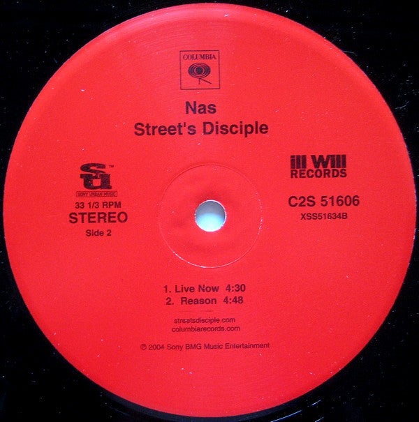 Nas : Street's Disciple (2xLP, Album, Promo, Cle)