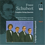 the album cover for F. SCHUBERT - String Quartet in CD 46/Qu