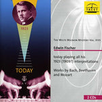 the album cover for Bach / Fischer - Welte-Mignon Mystery 17: Edwin Fischer