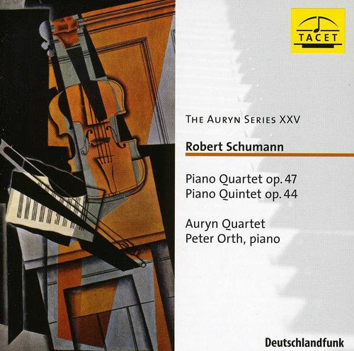 the album cover for Schumann / Auryn Quartet - Auryn Series 25: Piano Quartet Op. 47 & Piano