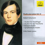the album cover for Schumann / Haase - Etudes Pour Piano 4