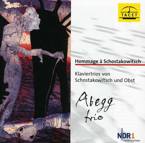 the album cover for Shostakovich / Abegg Trio - Hommage a Shostakovich: Piano Trios