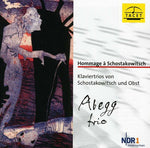 the album cover for Shostakovich / Abegg Trio - Hommage a Shostakovich: Piano Trios