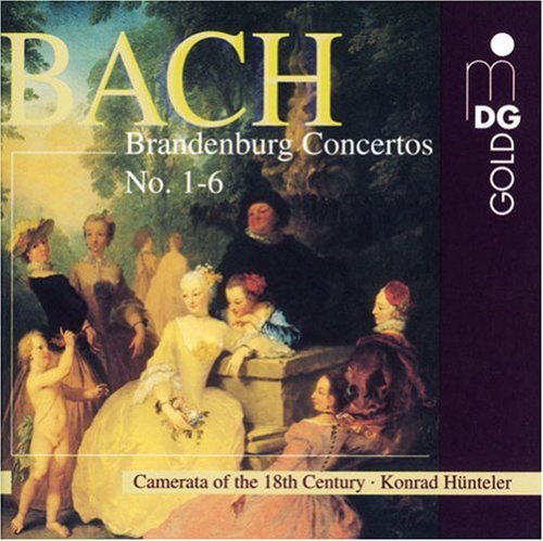 the album cover for J.S. Bach - Brandenburg Concerto 1-6