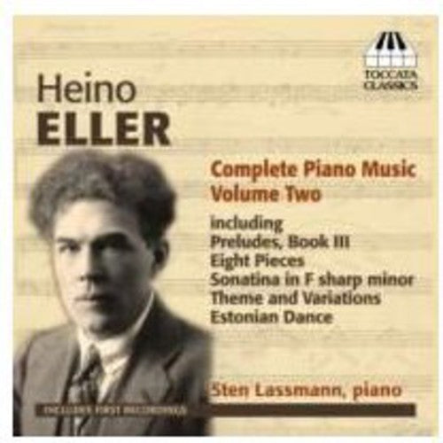 the album cover for Sten Lassmann - Complete Piano Music 2