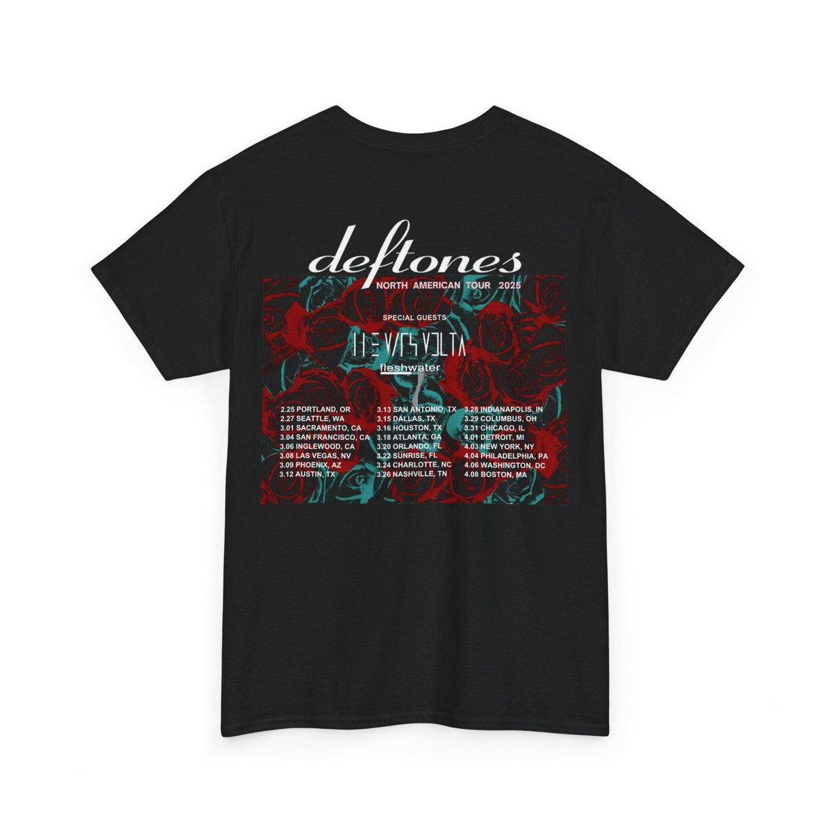 Deftones 2025 North American Tour Shirt