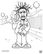 Mark 563- Hip Hop Coloring Book: West Coast Edition (Coloring Book)