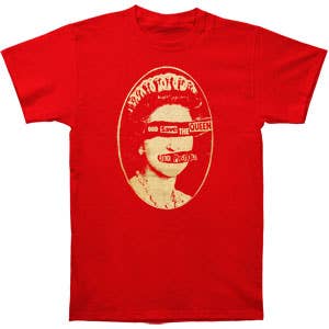 Sex Pistols God Save The Queen Red T-shirt