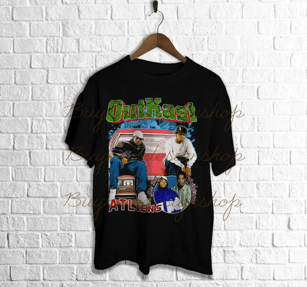 OUTKAST T-Shirt - Hip Hop Vintage RAP Tee Unisex Graphic