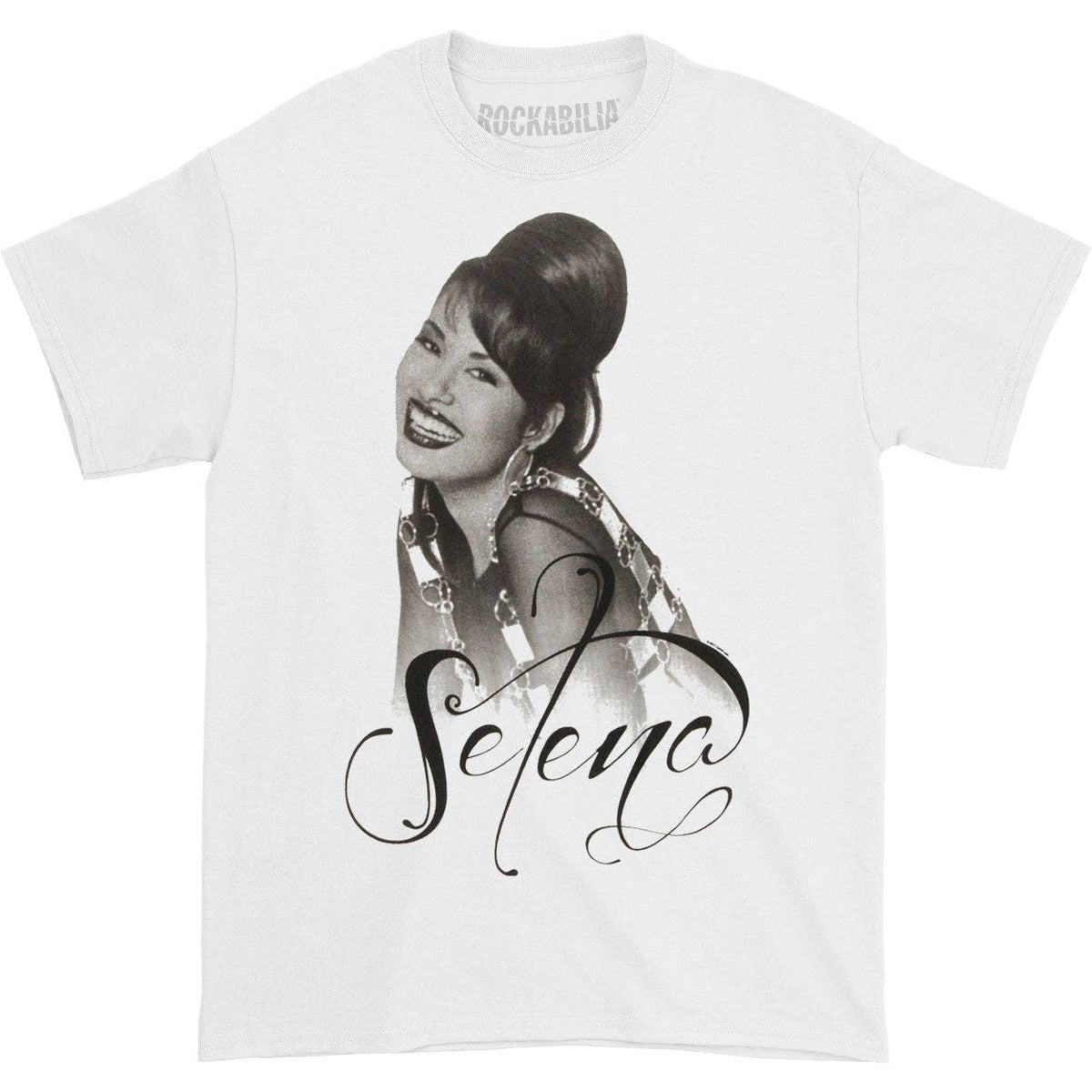 Selena Black & White Photo T-shirt