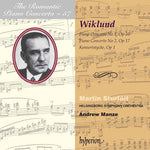 the album cover for Wiklund / Sturfalt / Helsingborg Sym Orch / Manze - Piano Concertos 1 & 2