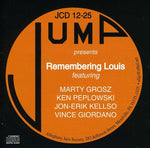 the album cover for Marty Grosz - Remembering Louis w. Jon