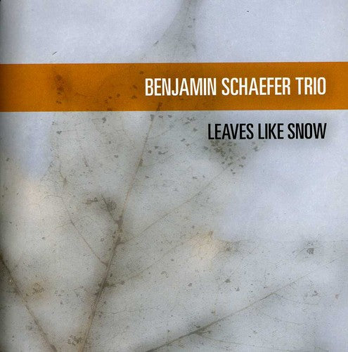 the album cover for Benjamin Schaefer Trio - Leaves Like Snow