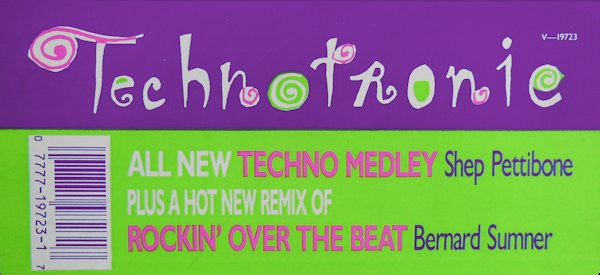 Technotronic : Techno Medley / Rockin' Over The Beat (12")