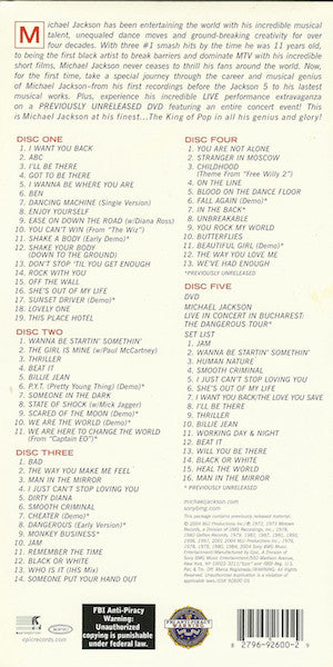 Michael Jackson : The Ultimate Collection (4xCD, Comp + DVD-V + Box, Ltd, Whi)