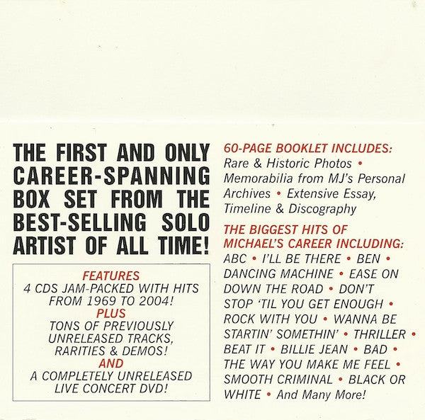 Michael Jackson : The Ultimate Collection (4xCD, Comp + DVD-V + Box, Ltd, Whi)