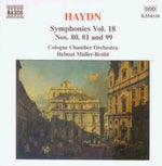 the album cover for J. HAYDN - Symphonies 80, 81 & 99