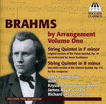 the album cover for Zebra Trio - Brahms By Arrangement 1 / String Quintets