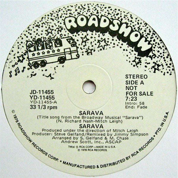 Sarava : Sarava (12", Promo)