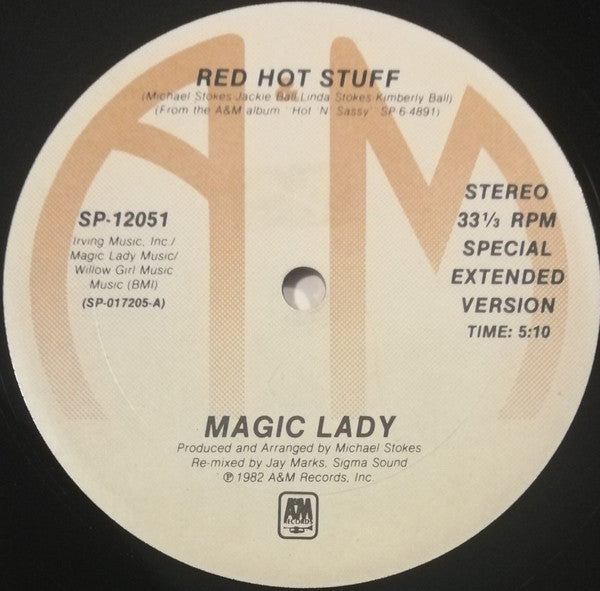 Magic Lady : Red Hot Stuff (12")