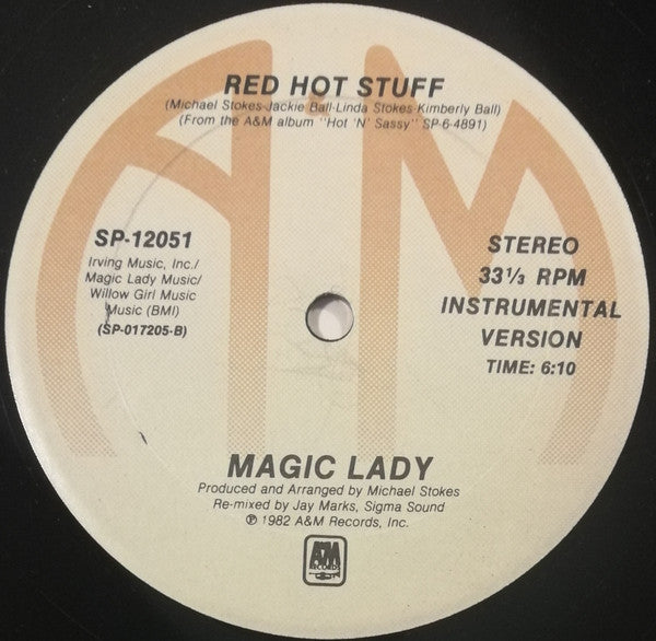 Magic Lady : Red Hot Stuff (12")