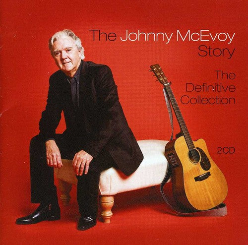the album cover for Johnny McEvoy - The Johnny Mc Evoy Story - The Definitive Collection