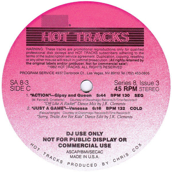 Various : Hot Tracks - Series 8, Issue 3 (2x12", Comp, Promo)