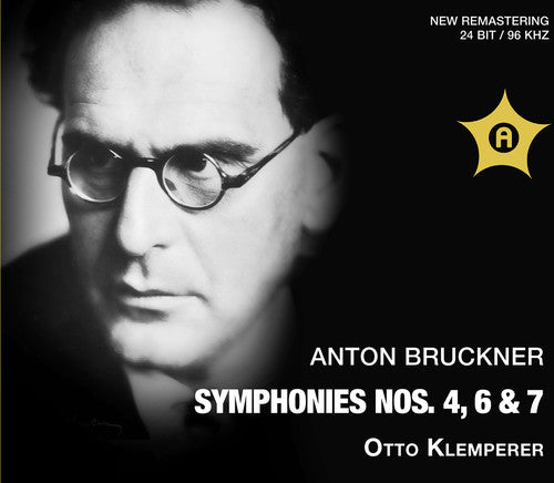 the album cover for Bruckner - Sym 4 6 & 7