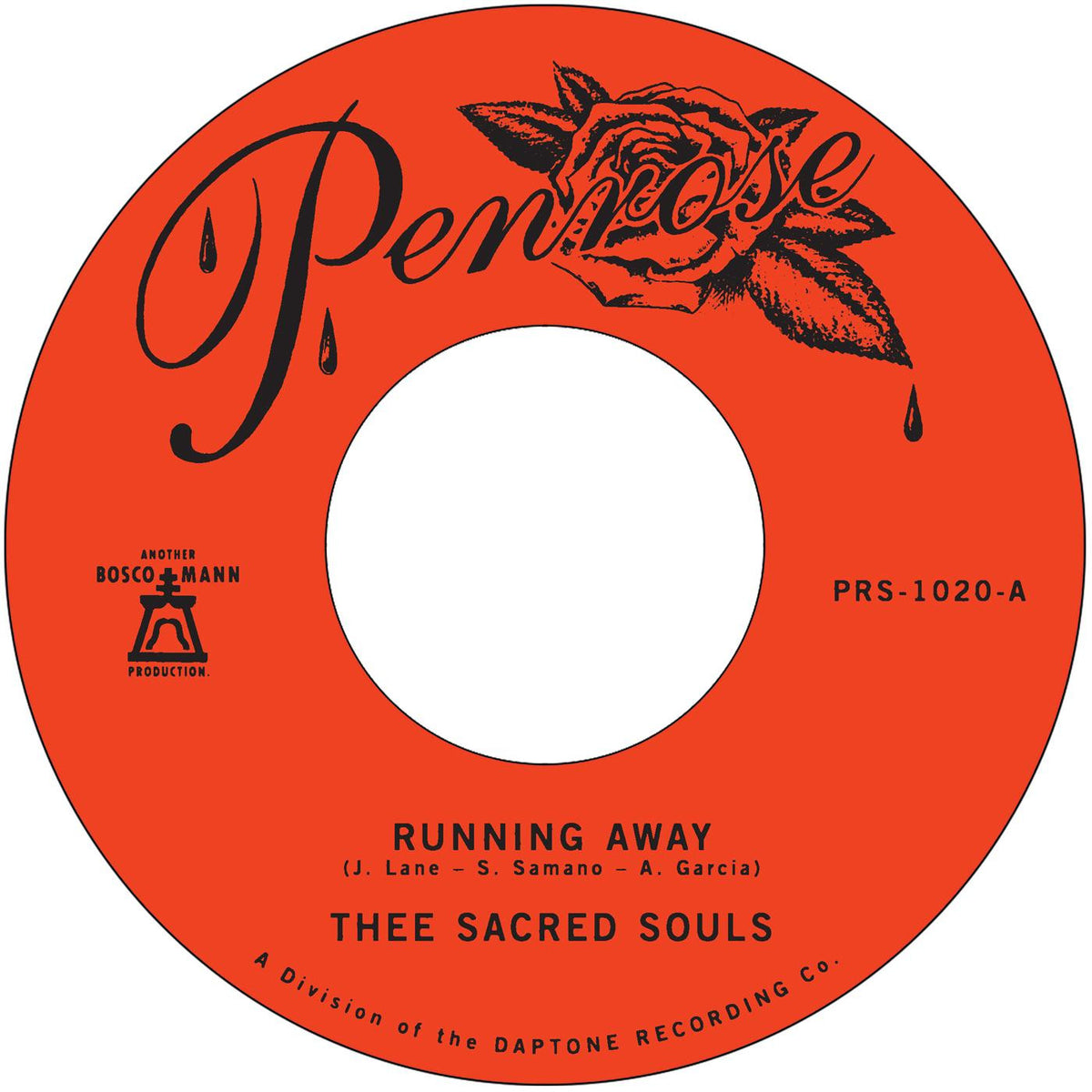 Thee Sacred Souls - Running Away / Love Comes Easy (45)