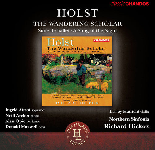 the album cover for Richard Hickox - Wandering Scholar Op. 50 / Suite de Ballet, Op. 10