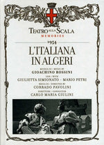 the album cover for Rossini / Giulini / Simionato / Petri / Valletti - L'italiana in Algeri