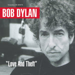 the album cover for Bob Dylan - Love and Theft