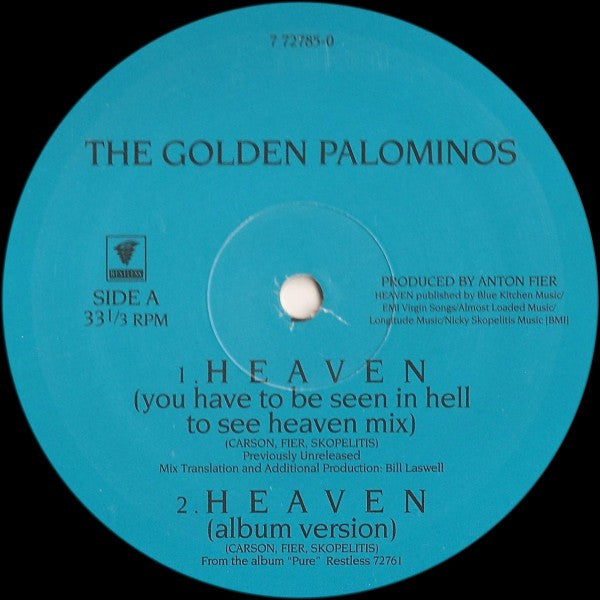 The Golden Palominos : Heaven / Gun / Little Suicides (12")