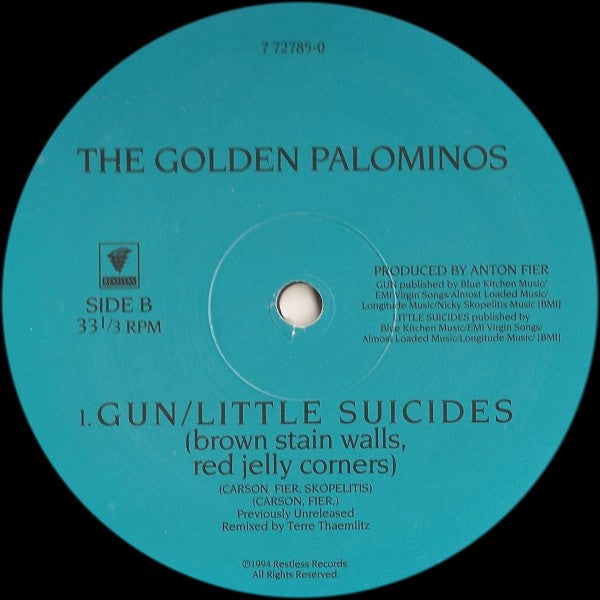 The Golden Palominos : Heaven / Gun / Little Suicides (12")