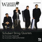 the album cover for Schubert / Wihan Quartet / Schulmeister / Kasprik - String Quartets 13 & 14