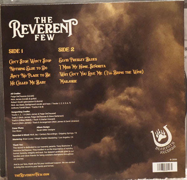The Reverent Few : Aint't No Place To Be (LP, EP)