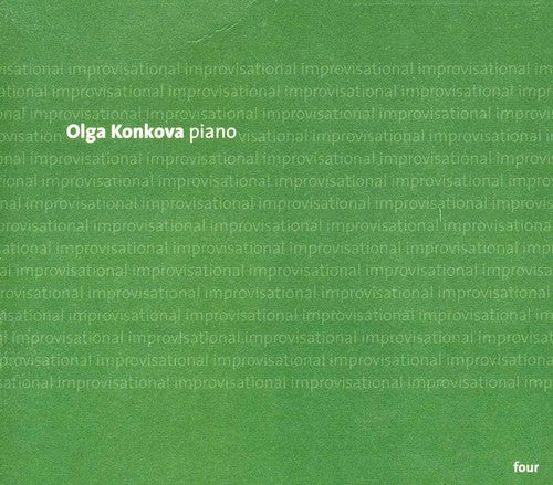 the album cover for Olga Konkova - Improvisational Four