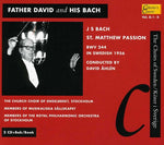 the album cover for David Ahlen - Father David & His Bach