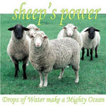 the album cover for Sheeps Power - Drops of Water Make a Mighty Ocean