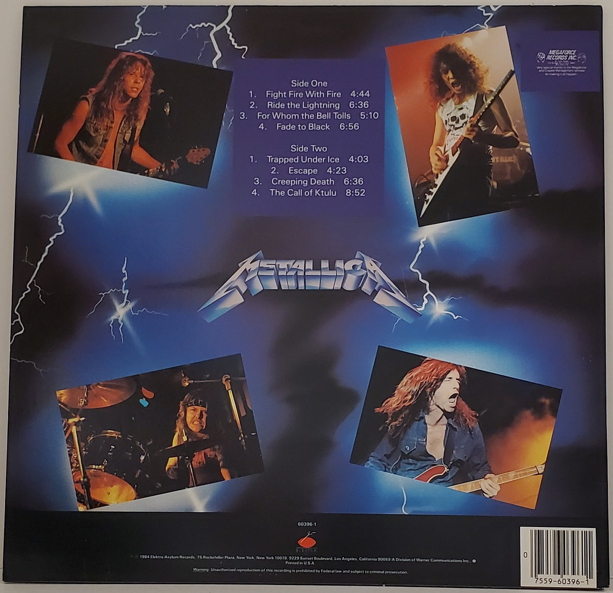 Metallica - Ride The Lightning (Pre-Owned Vinyl)
