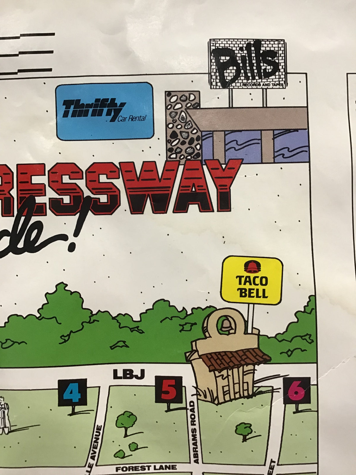 Q102 "Central Distressway Survival Guide" Poster