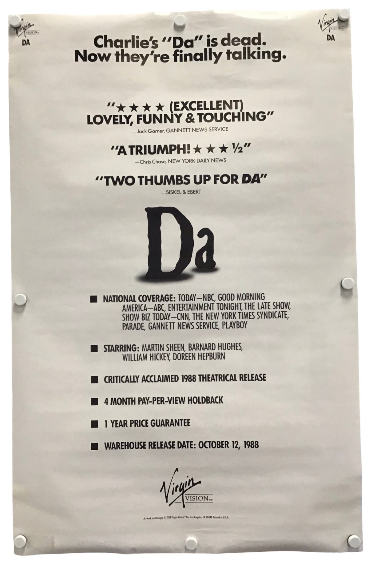 Da - Movie Promo Poster
