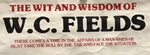 W.C. Fields - Poster