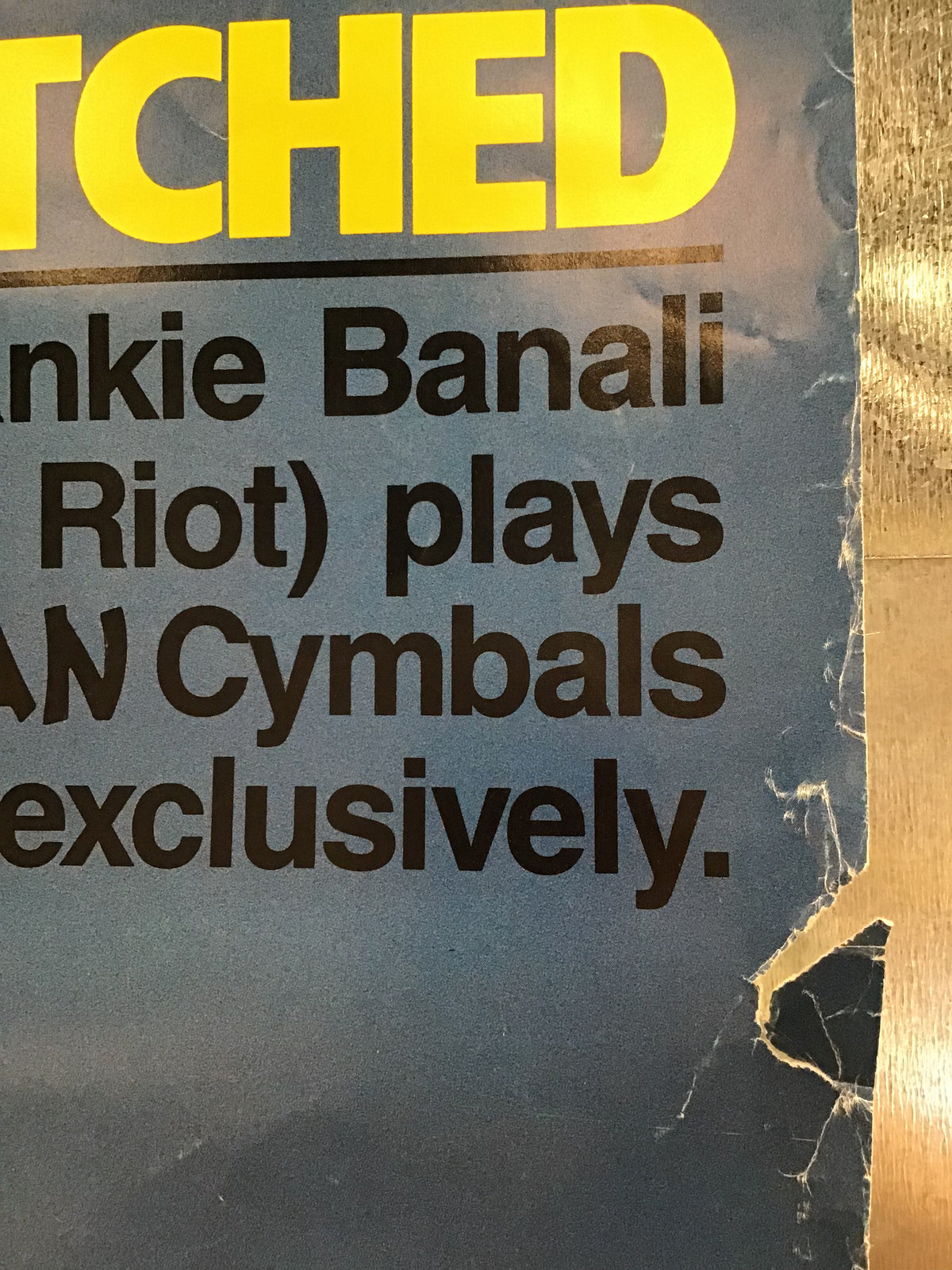 Frankie Banali - Promo Spot for Sabian Cymbals