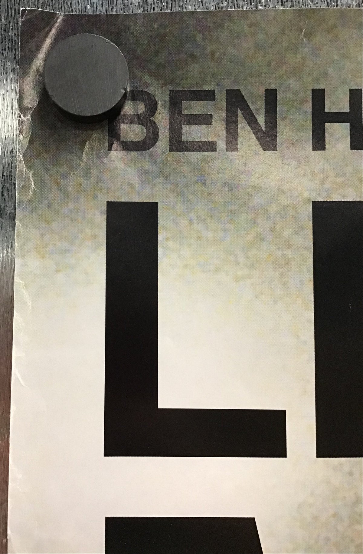 Ben Harper & The Innocent Criminals - Live From Mars Promo Poster