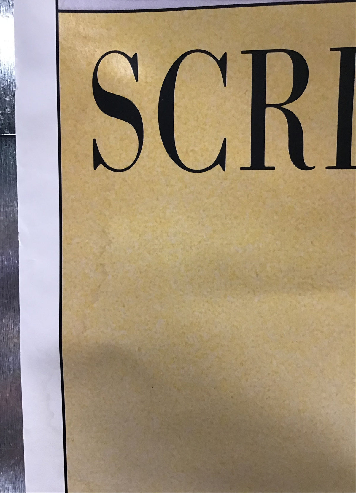 Scritti Politti - Provision Promo Poster
