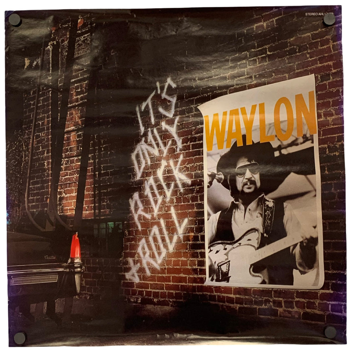 Waylon Jennings - It's Only Rock & Roll Promo Poster