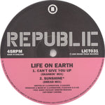 Life On Earth : Can't Give You Up (12", Promo)